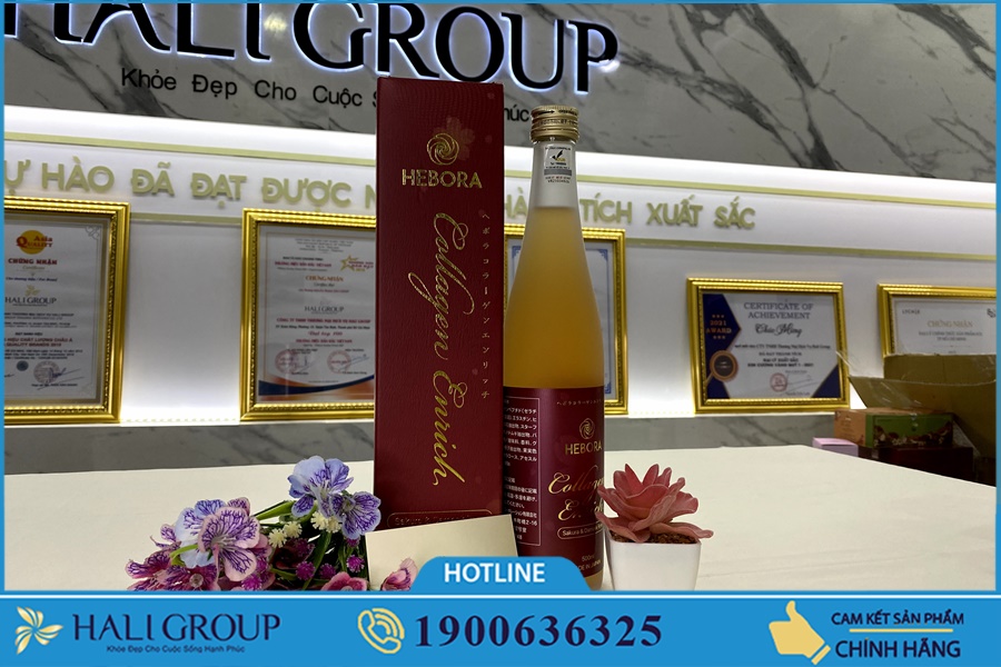 Nước Uống Collagen Hebora Enrich Nhật Bản giá bao nhiêu?