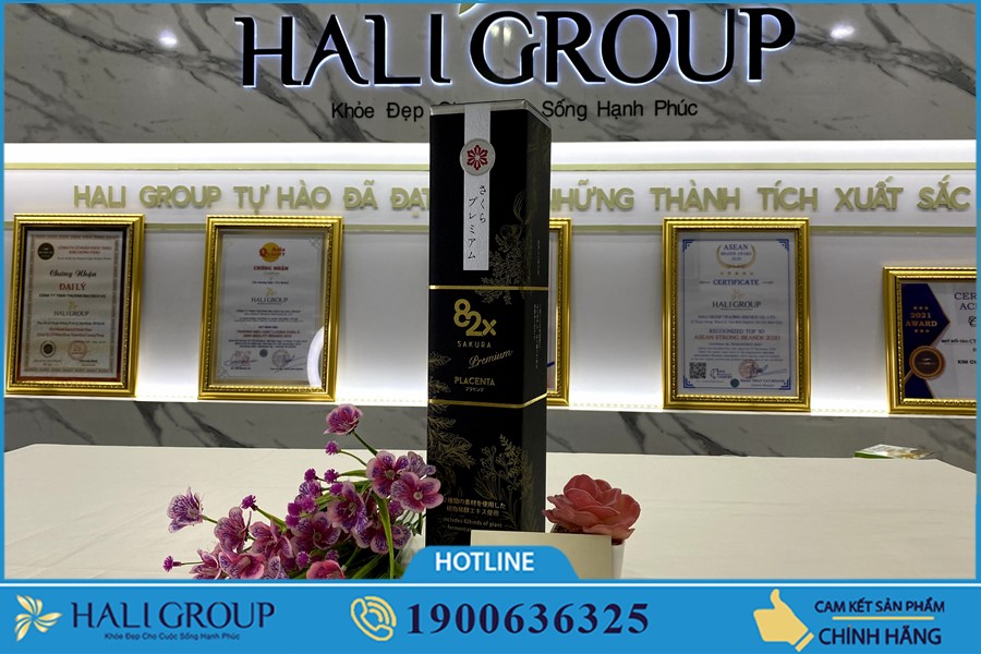 Nước uống 82X Sakura Placenta Nhật Bản chính hãng mua ở đâu uy tín?
