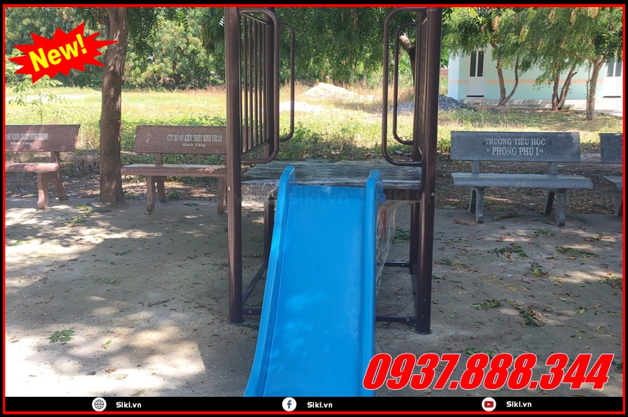 Một số lý do nên mua sản phẩm cầu trượt ngoài trời tại showroom đồ chơi ngoài trời Vân Anh