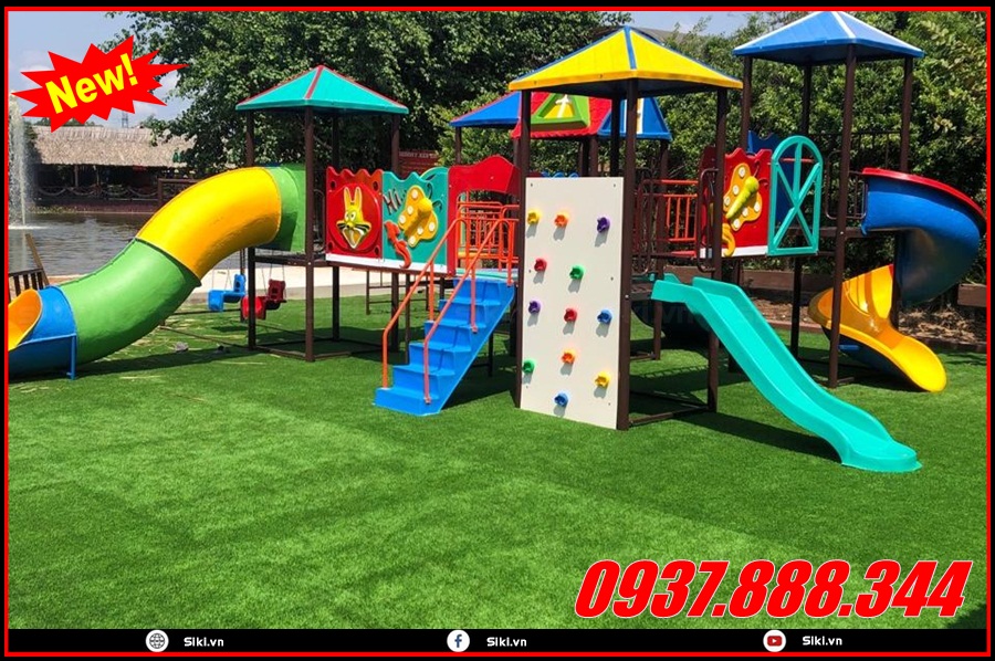 Một số nguyên nhân nên mua sản phẩm cầu trượt liên hoàn tại xưởng đồ chơi trẻ em Vân Anh