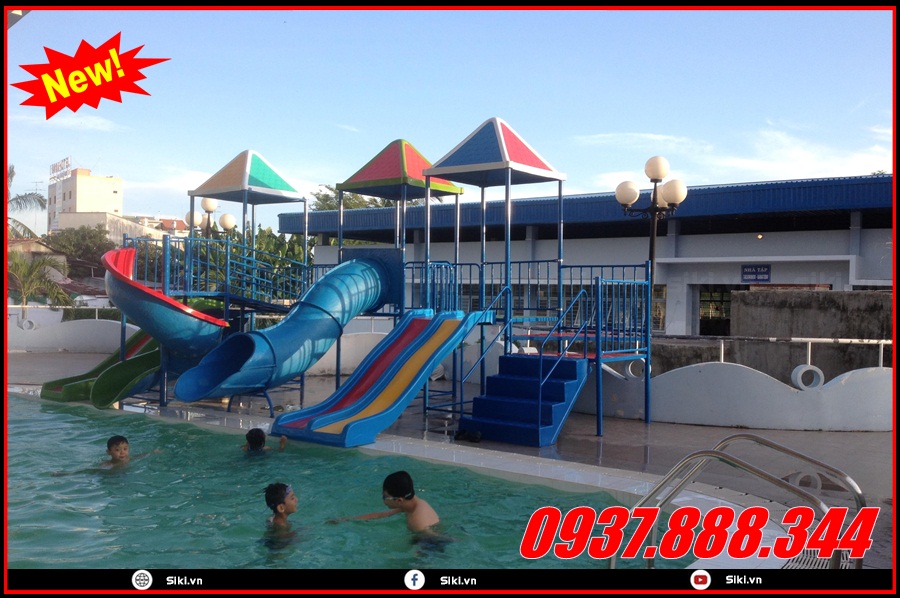 Cầu trượt hồ bơi rẻ em được dùng cho trẻ em bao nhiêu tuổi?