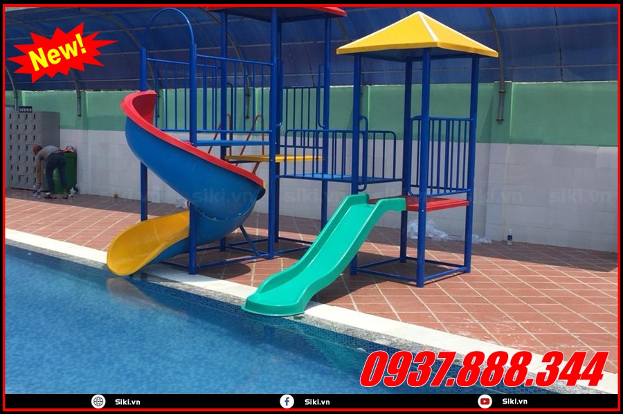 Lợi ích của cầu trượt hồ bơi tại xưởng đồ chơi Vân Anh