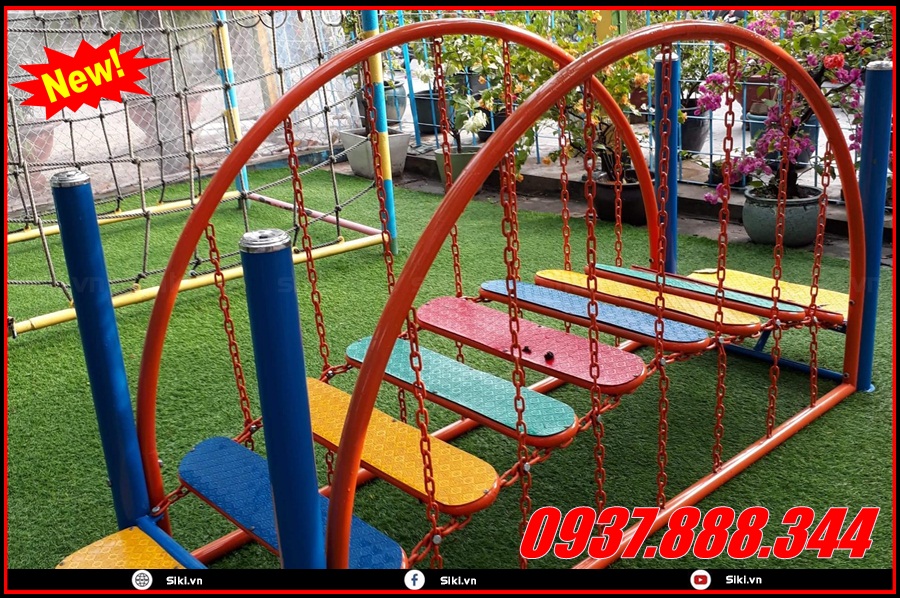 Trẻ em khoảng bao nhiêu tuổi có thể sử dụng sản phẩm thang leo mầm non?